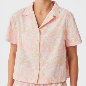 NYT Outdoor Voices SolarCool Camp Collar Pink Marble (Will bundle set!!!) M